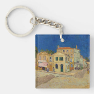 Llavero Vincent van Gogh - La Casa Amarilla / La Calle