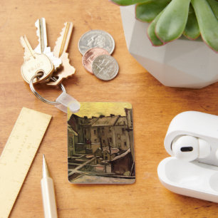 Llavero Vincent van Gogh, patios traseros de Casas Antigua