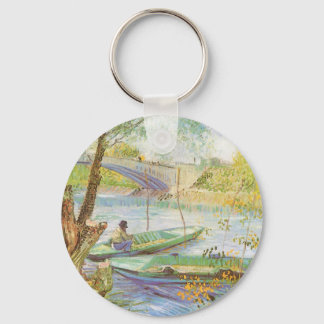 Llavero Vincent van Gogh Pescando en primavera, Pont de Cl