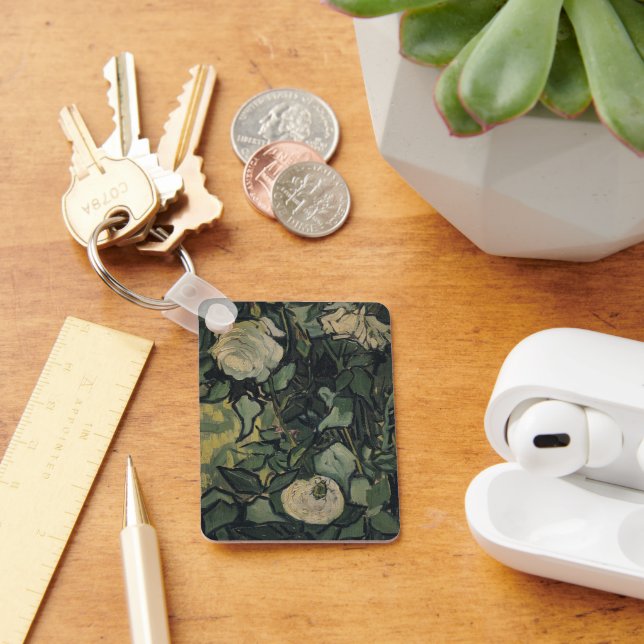 Llavero Vincent van Gogh - Rosas y escarabajo (Escritorio )