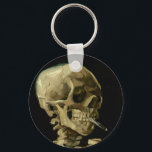 Llavero Vincent Van Gogh Skeleton with a Burning Cigarette<br><div class="desc">Vincent Van Gogh Skeleton with a Burning Cigarette Vintage Fine Art Keychain</div>