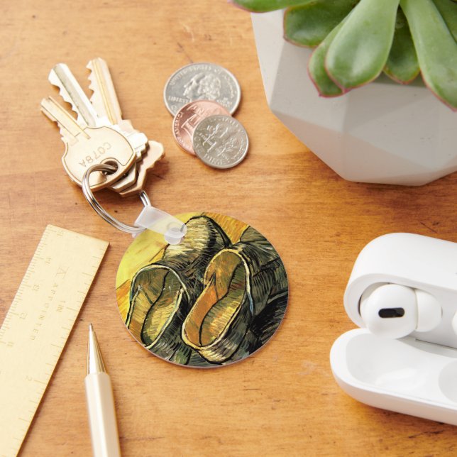 Llavero Vincent van Gogh - Un par de troncos de cuero (Escritorio )