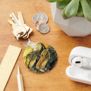 Llavero Vincent van Gogh - Un par de zuecos de cuero