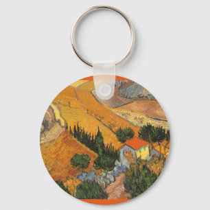 Llavero Vincent van Gogh - Valle con Plowman