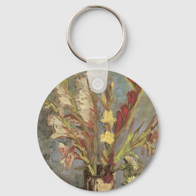 Llavero Vincent van Gogh - Vase de vida fija con Gladioli (Anverso)