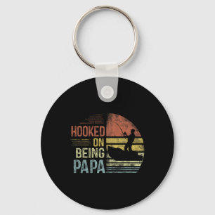 Llavero Vinculado a ser papá pescando regalos de papá papá