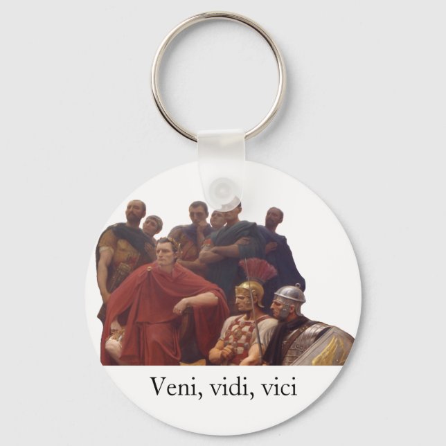 Llavero 'Vine, vi, conquisté' - Caesar Keychain (Anverso)
