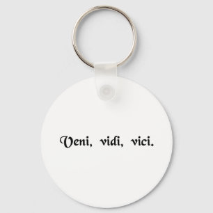 Llavero Vine, yo vi, yo conquisté