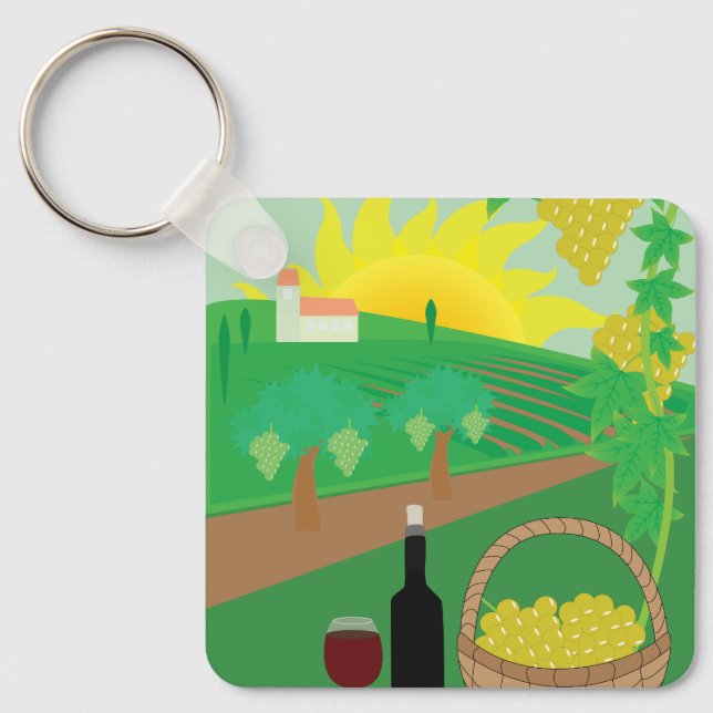 Llavero Viñedo (Anverso)