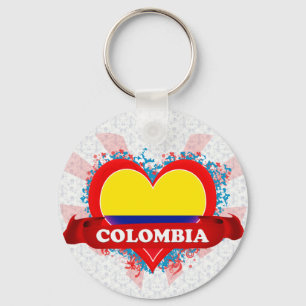 Llavero Viñeta amo Colombia