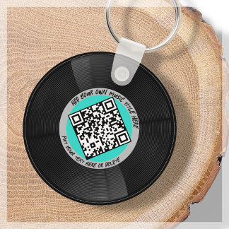 Llavero Vinilo | DJ musical | Código QR