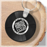 Llavero Vinilo | DJ musical | Código QR<br><div class="desc">Presentamos nuestra cadena de claves QR Code de vinilo de personalizable estilo LP - el accesorio perfecto para el profesional de la música! Este llavero cuenta con un elegante disco LP de vinilo en blanco y negro, junto con un código QR que puede vincularse a su propia música. Con nuestra...</div>