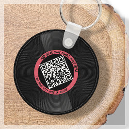 Llavero Vinilo | DJ musical | Código QR