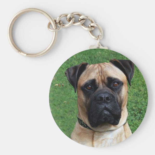 Llavero Vinnie The Bullmastiff Keychain (Frente)