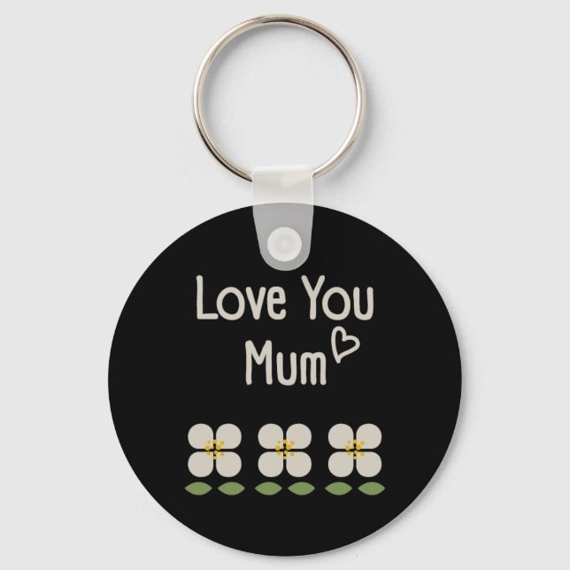 Llavero VINOS DE IVORY - Anillo de claves botánicas Día de (Anverso)