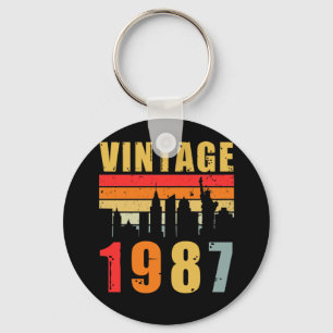 Llavero Vintage 1987 Hecho En 1987