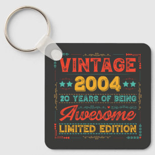 Llavero Vintage 2004 Hecho en 2004 20 años