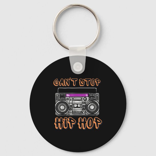 Llavero Vintage 80's Can't Stop Hip Hop Boombox  (Anverso)