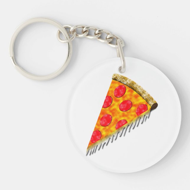 Llavero Vintage Ad Pizza Slice (Frente)