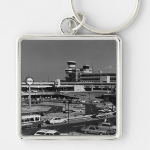 Llavero Vintage Alemania Berlín El Aeropuerto Tegel 1970