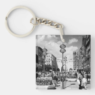 Llavero Vintage Alemania Munich Towngate Karistor