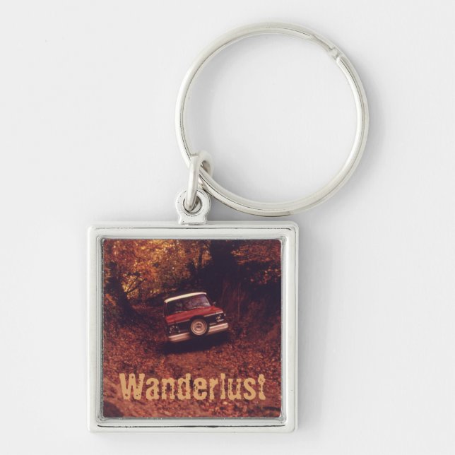Llavero Vintage Americana Wanderlust (Frente)