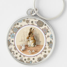 Llavero Vintage Baby Bunny Easter Gift
