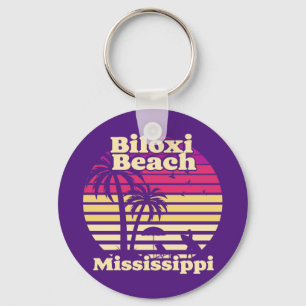 Llavero Vintage Biloxi Beach Mississippi