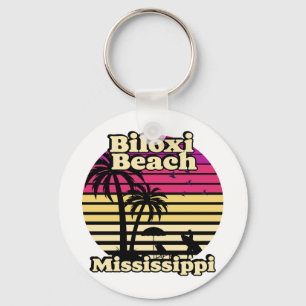 Llavero Vintage Biloxi Beach Mississippi