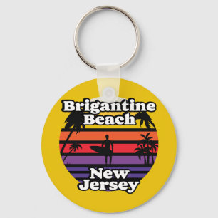Llavero Vintage Brigantine Beach New Jersey
