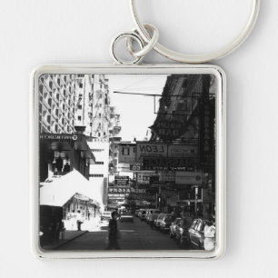 Llavero Vintage China Carros de Hong Kong