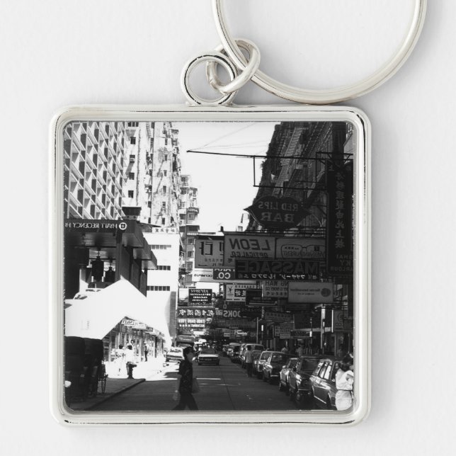 Llavero Vintage China Carros de Hong Kong (Frente)