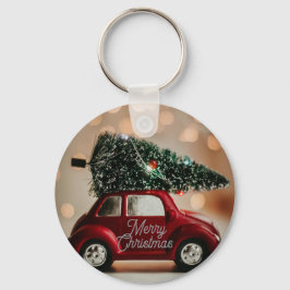 Llavero Vintage Christmas Car Keychain – Merry Holiday