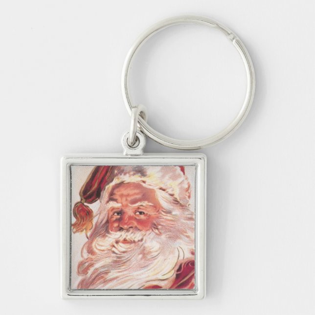 Llavero Vintage Christmas Santa Claus (Frente)