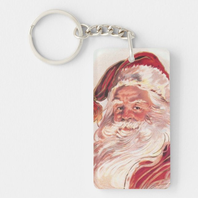 Llavero Vintage Christmas Santa Claus (Frente)