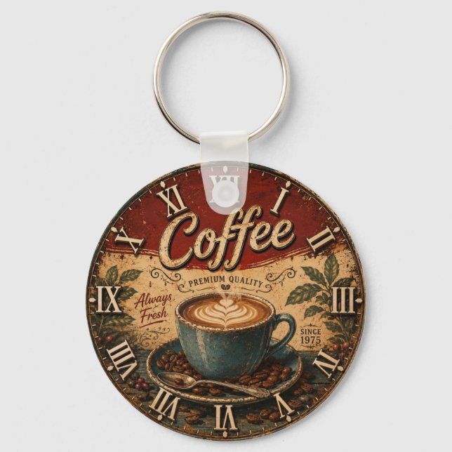 Llavero Vintage Coffee  (Anverso)