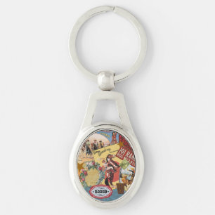 Llavero vintage cowgirl occidental