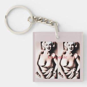 Llavero Vintage Cute Blonde Thunder_Cove