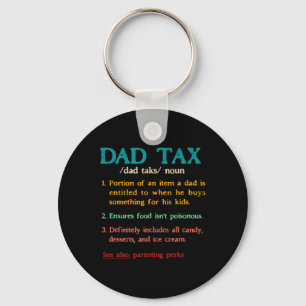 Llavero Vintage Dad Tax Definition Funny the Day Matc