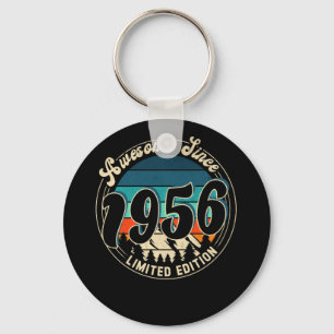 Llavero Vintage de 66 años Cumpleaños de 66 años 1956