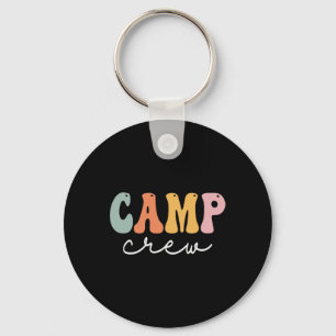 Llavero Vintage de Camp Crew Retro Groovy Feliz Primer Día