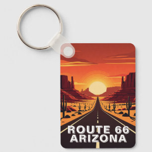 Llavero vintage de viaje Ruta 66 Arizona