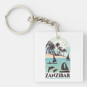 Llavero Vintage de Zanzíbar África