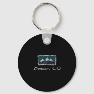 Llavero Vintage Denver Colorado Winter Skiter Fun
