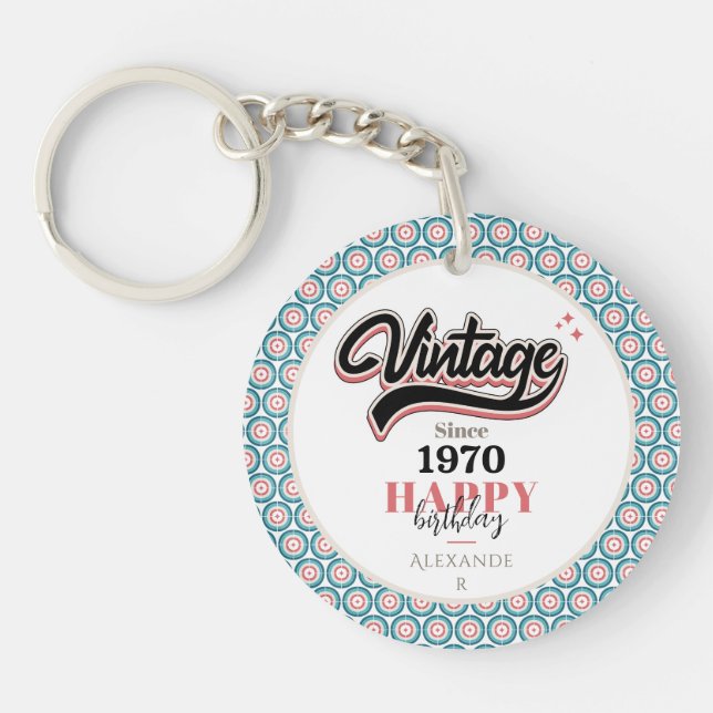 Llavero Vintage desde 1970 (Frente)