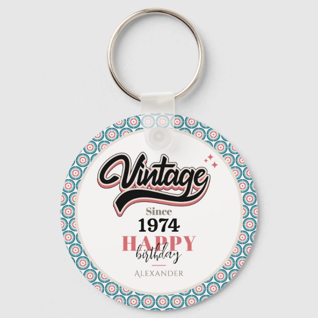 Llavero Vintage desde 1974 (Anverso)