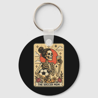 Llavero Vintage Divertido La Tarjeta de Tarot de la Mamá d