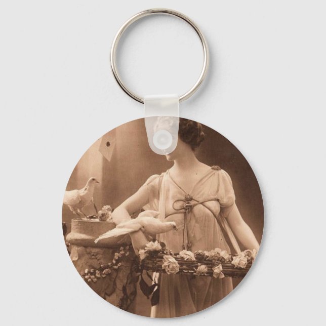 Llavero Vintage Dove Lady (Anverso)