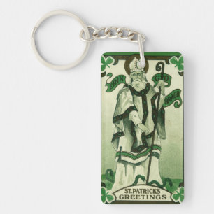 Llavero Vintage - Erin Go Bragh - Felicitaciones de San Pa