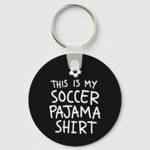 Llavero Vintage Esta Es Mi Camiseta De Pijama De Fútbol Di